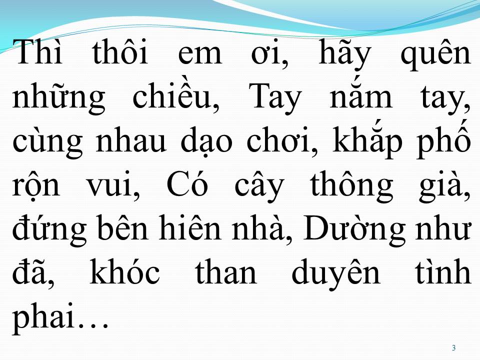Lời bài hát MỘT HAI BA CHIA ĐÔI LỐI VỀ