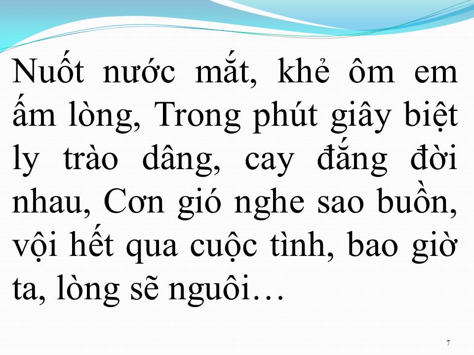 Lời bài hát MỘT HAI BA CHIA ĐÔI LỐI VỀ