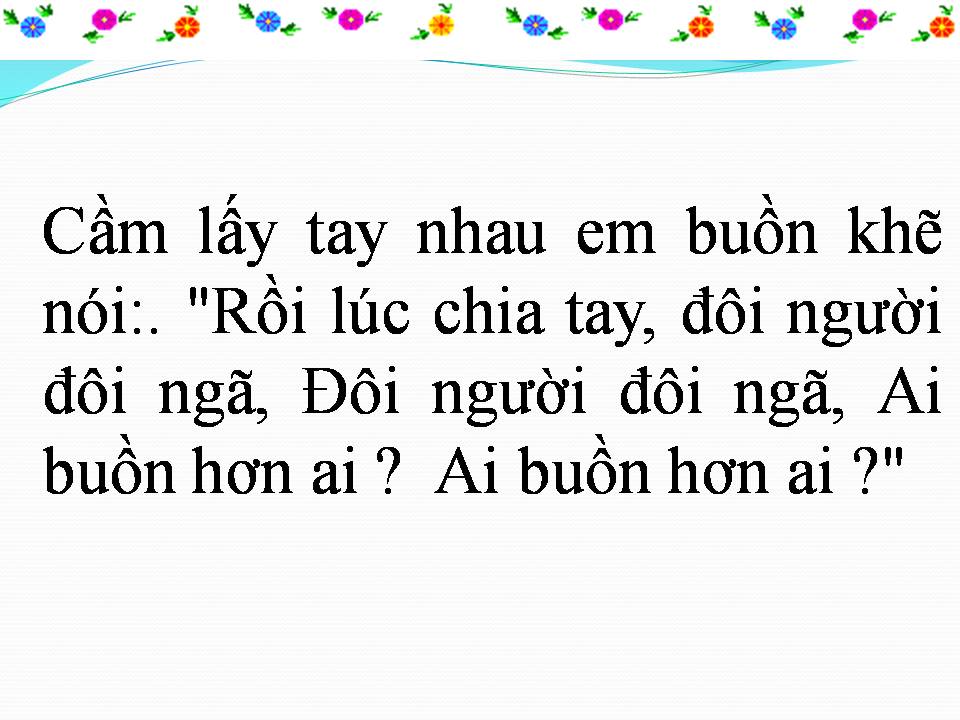 Lời bài hát AI BUỒN HƠN AI