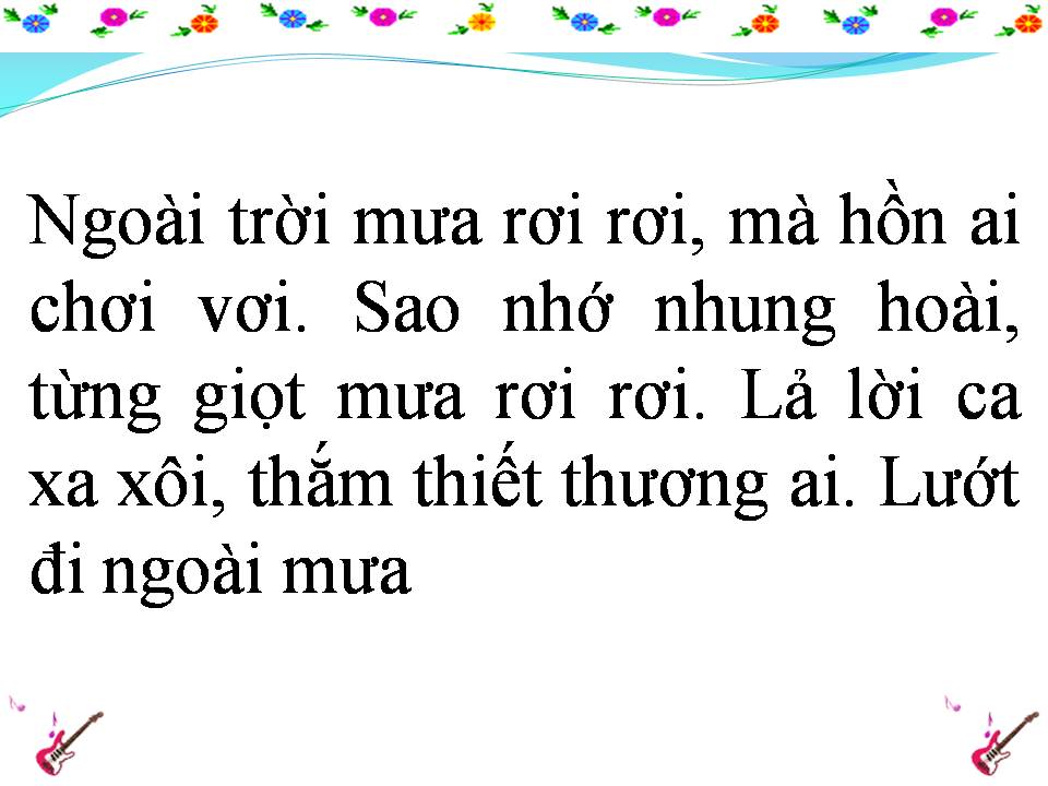 Lời bài hát AI ĐI NGOÀI SƯƠNG GIÓ