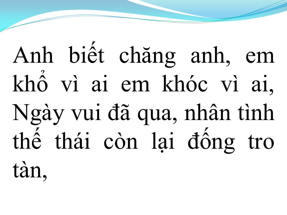 Lời bài hát AI KHỔ VÌ AI