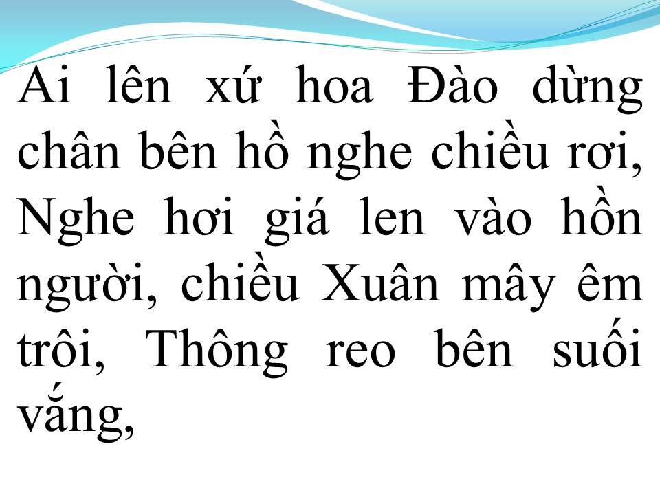 Lời bài hát AI LÊN XỨ HOA ĐÀO