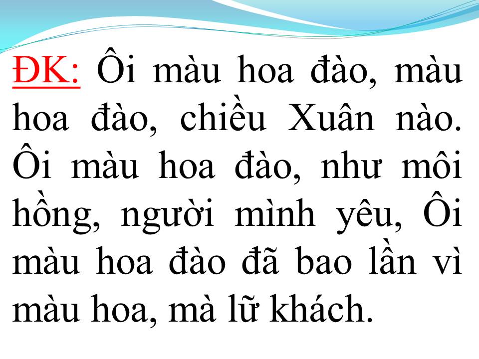 Lời bài hát AI LÊN XỨ HOA ĐÀO