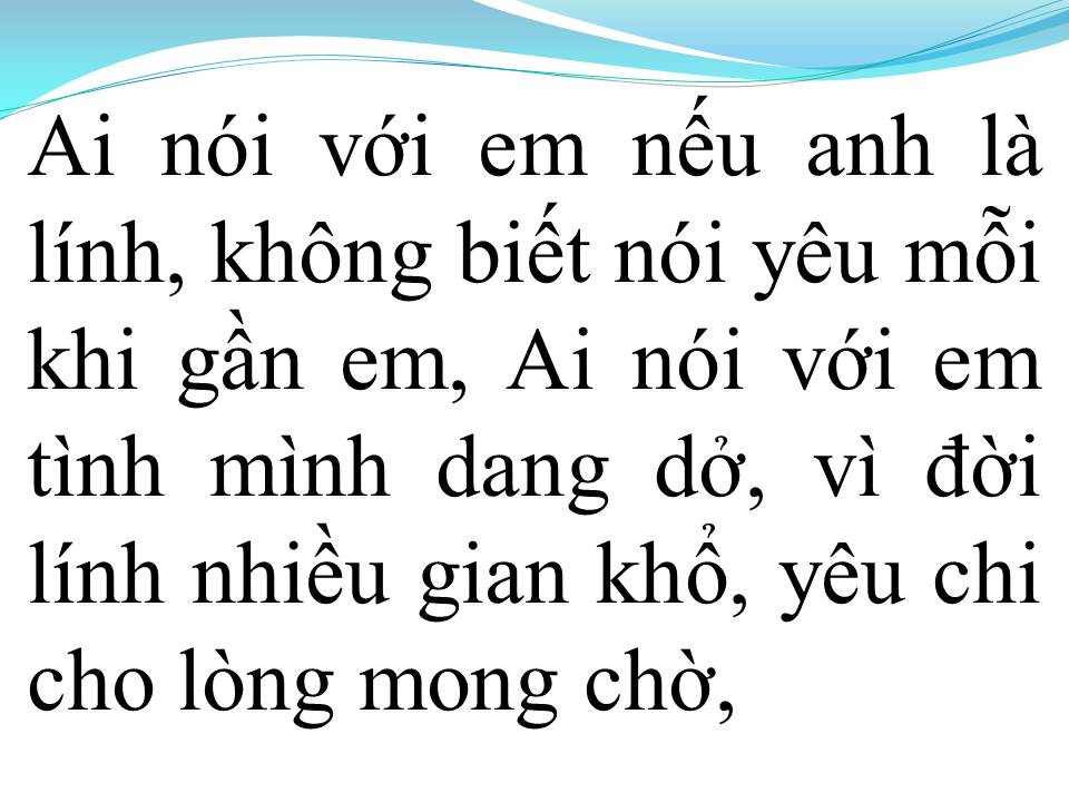 Lời bài hát AI NÓI VỚI EM