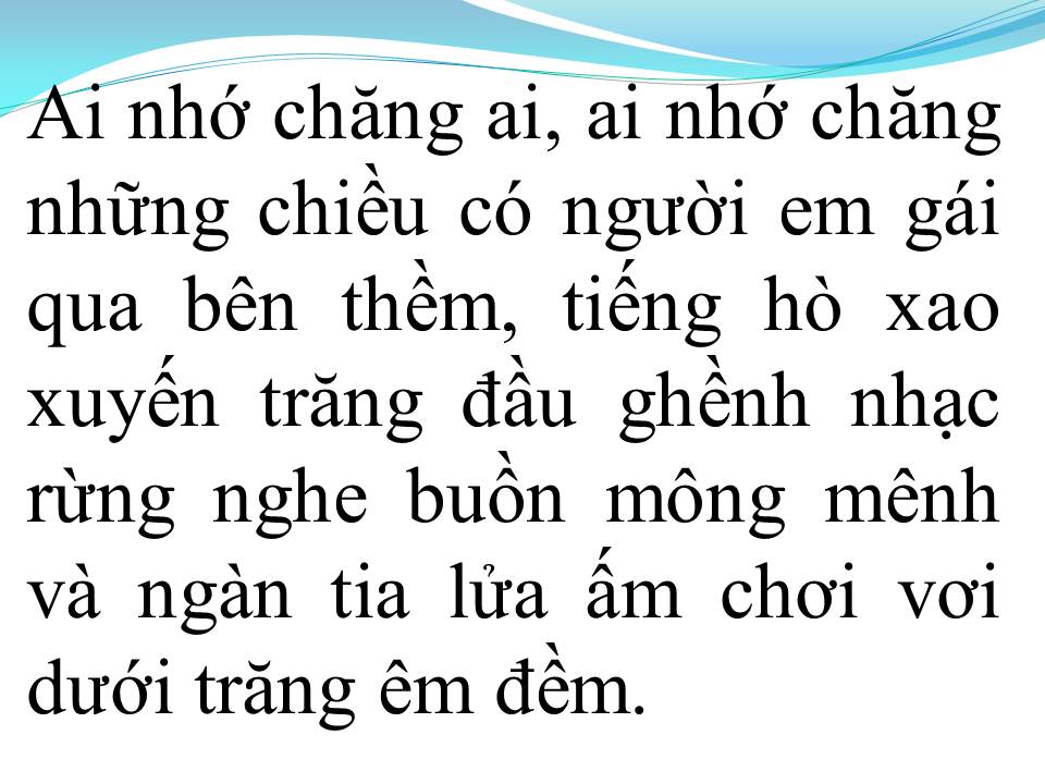 Lời bài hát AI NHỚ CHĂNG AI