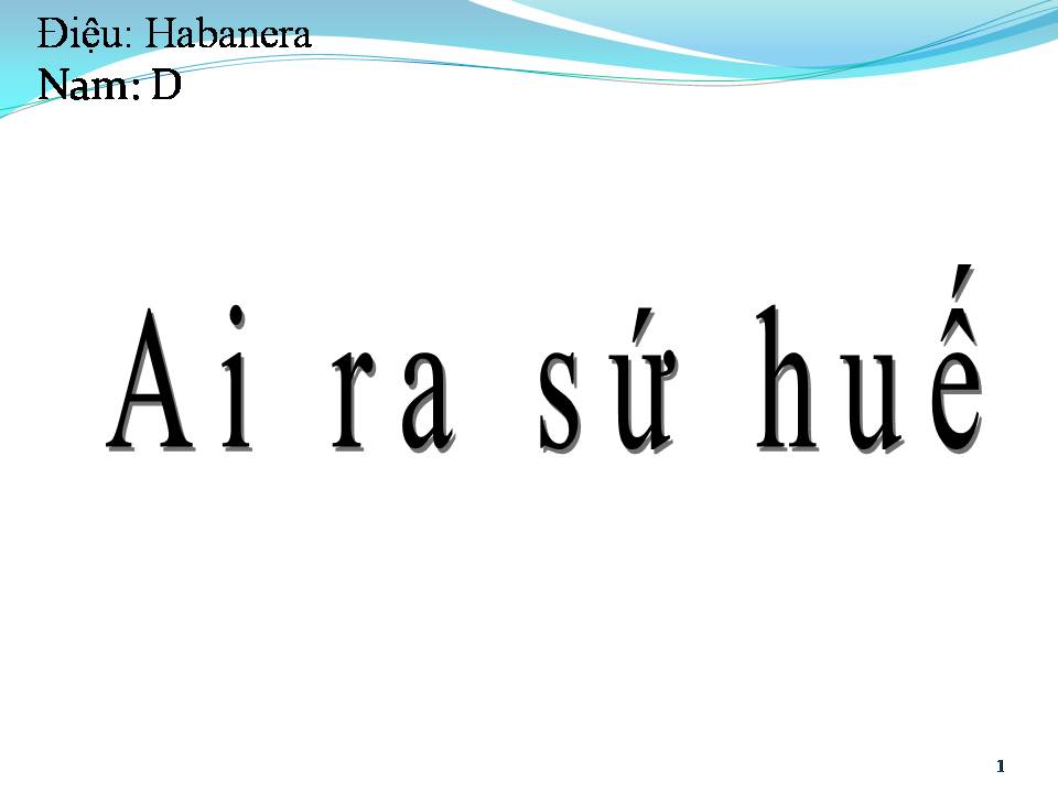 Lời bài hát AI RA XỨ HUẾ