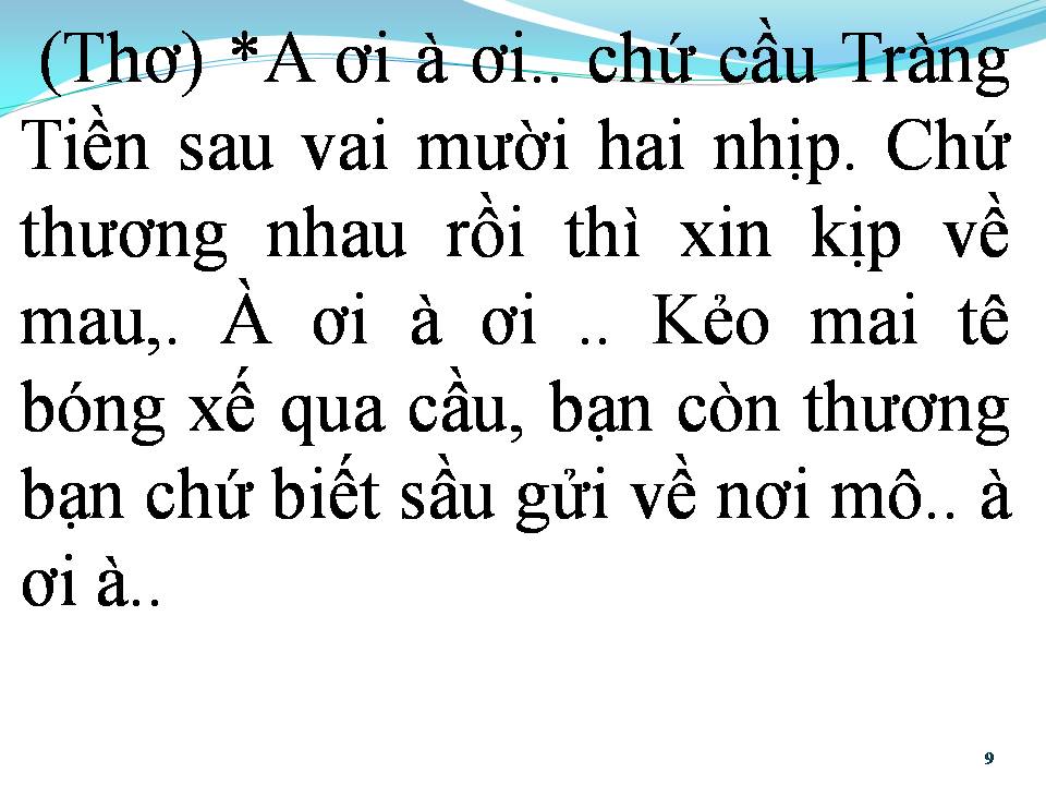 Lời bài hát AI RA XỨ HUẾ