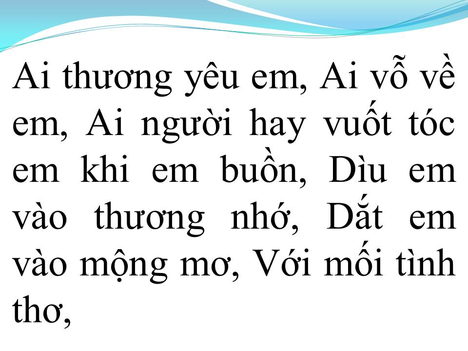 Lời bài hát AI THƯƠNG YÊU EM