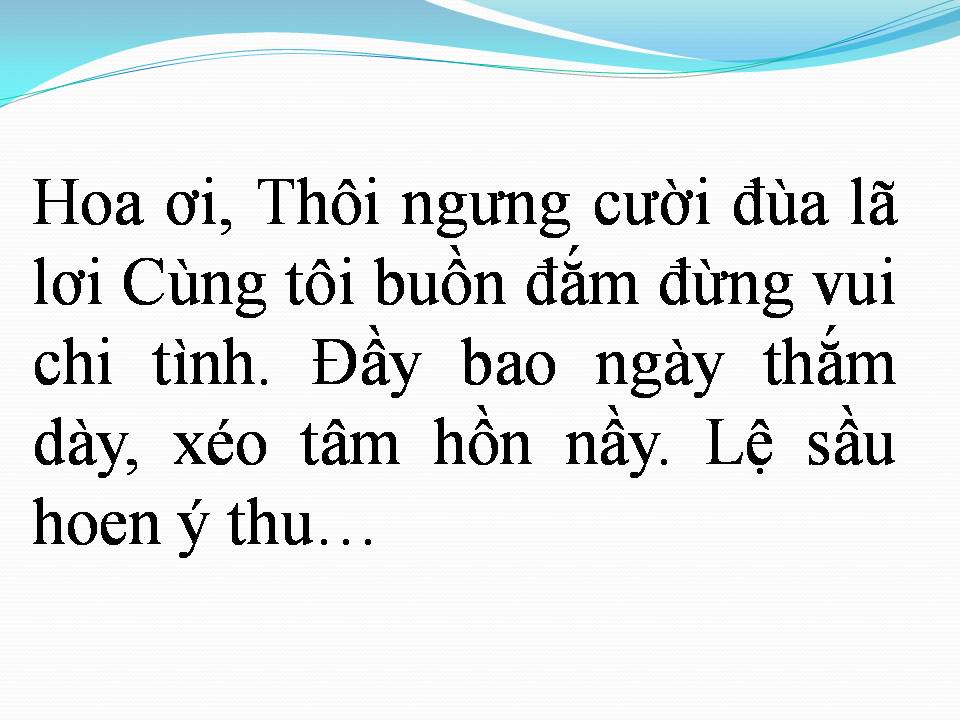 Lời bài hát AI VỀ SÔNG TƯƠNG