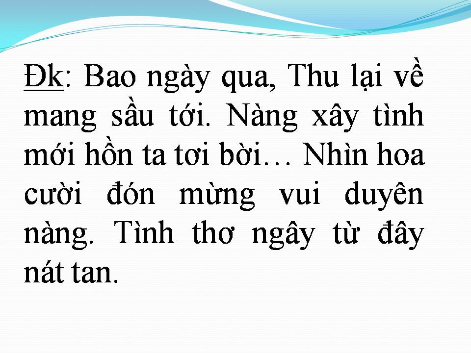 Lời bài hát AI VỀ SÔNG TƯƠNG