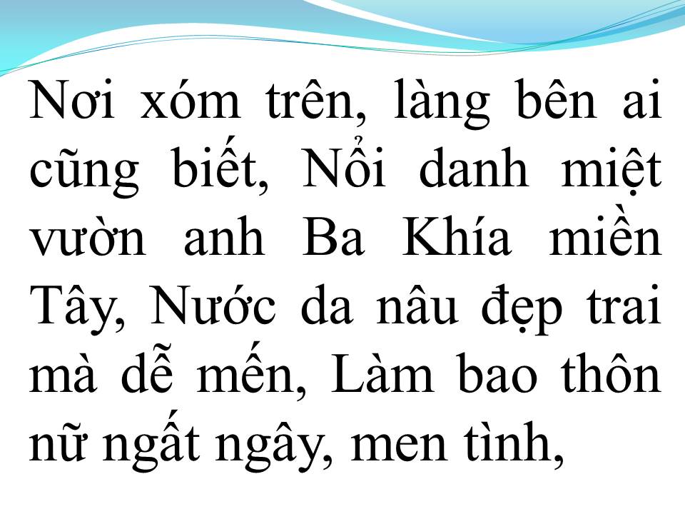 Lời bài hát ANH BA KHÍA