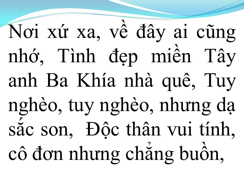 Lời bài hát ANH BA KHÍA