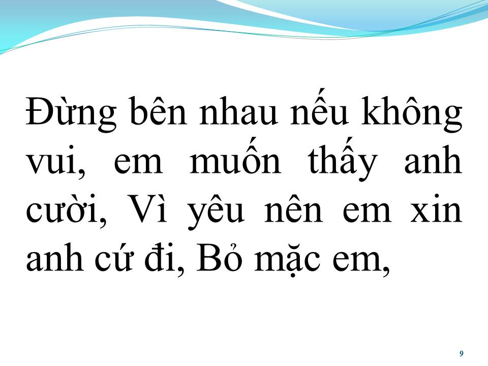 Lời bài hát ANH CỨ ĐI ĐI