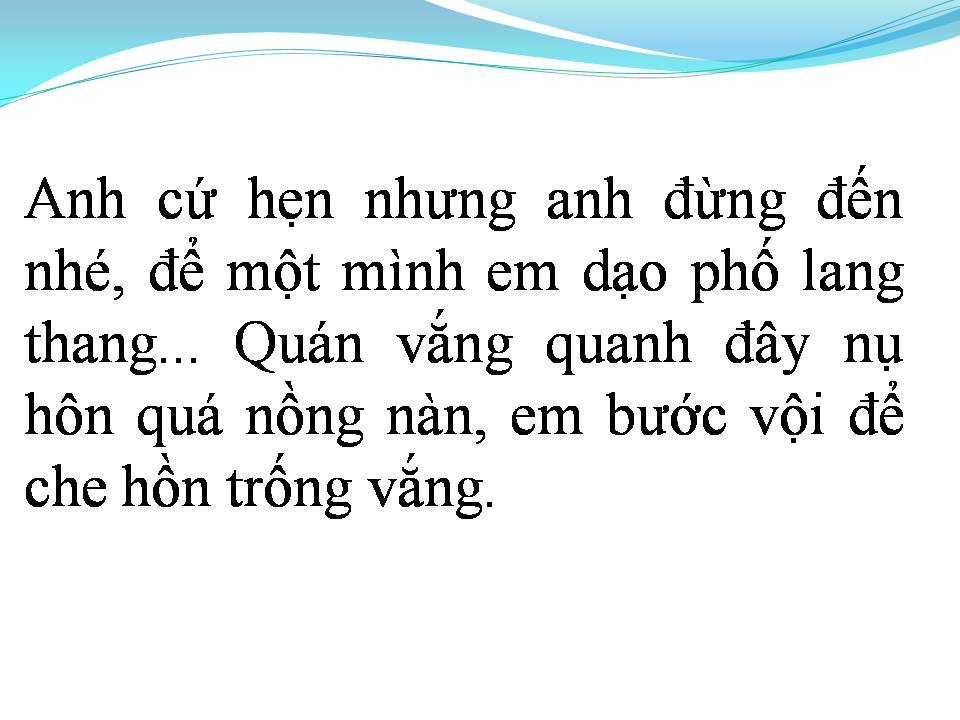 Lời bài hát ANH CỨ HẸN