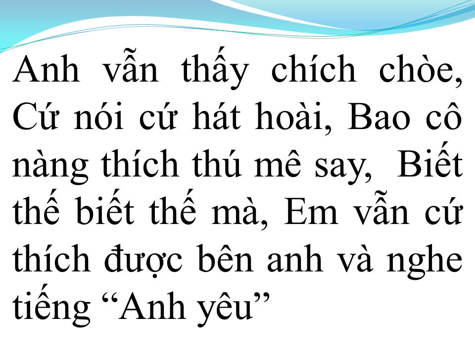 Lời bài hát ANH CHÀNG ĐẸP TRAI