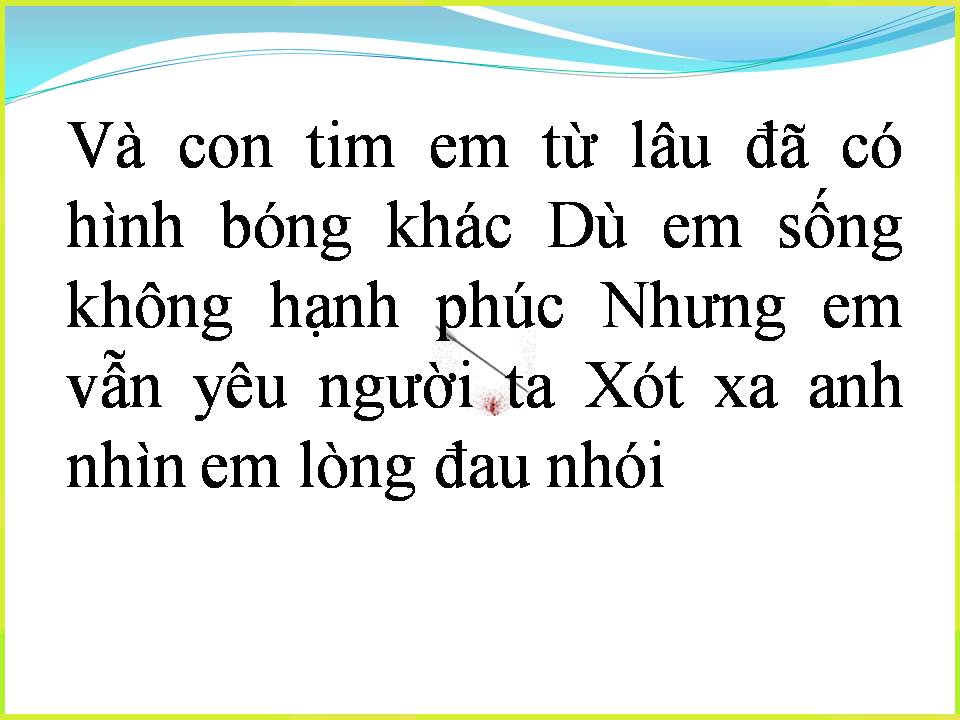 Lời bài hát ANH CHẤP NHẬN LÀ NGƯỜI ĐẾN SAU