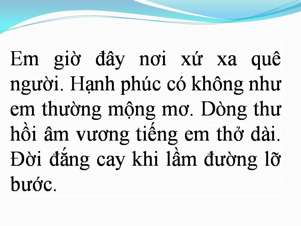 Lời bài hát ANH CHỈ BIẾT CÂM NÍN NGHE TIẾNG EM KHÓC