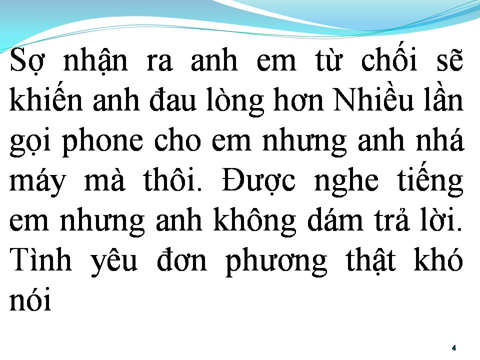 Lời bài hát ANH CHỈ DÁM NHÁ MÁY CHO EM