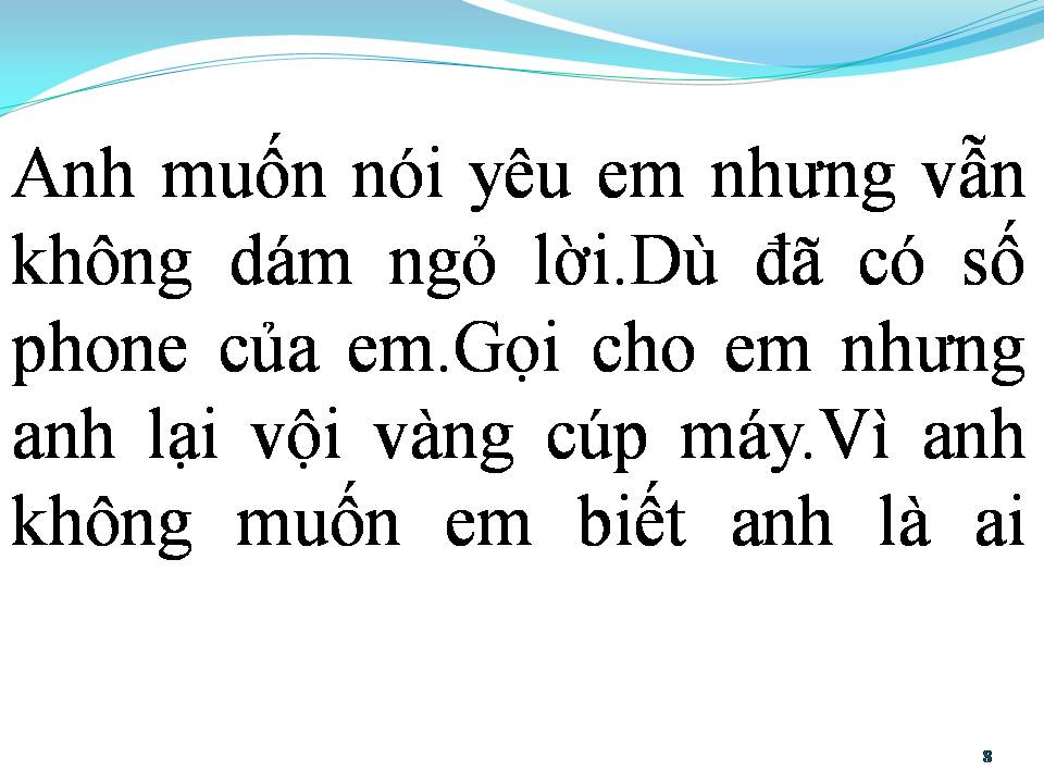 Lời bài hát ANH CHỈ DÁM NHÁ MÁY CHO EM