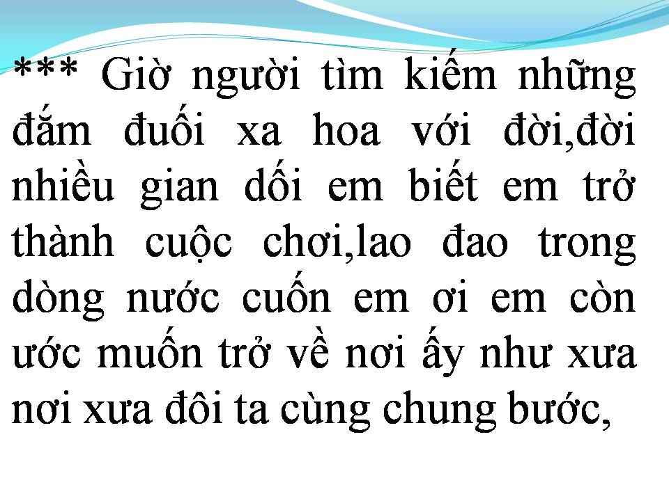 Lời bài hát ANH CHÍNH LÀ NGƯỜI EM YÊU