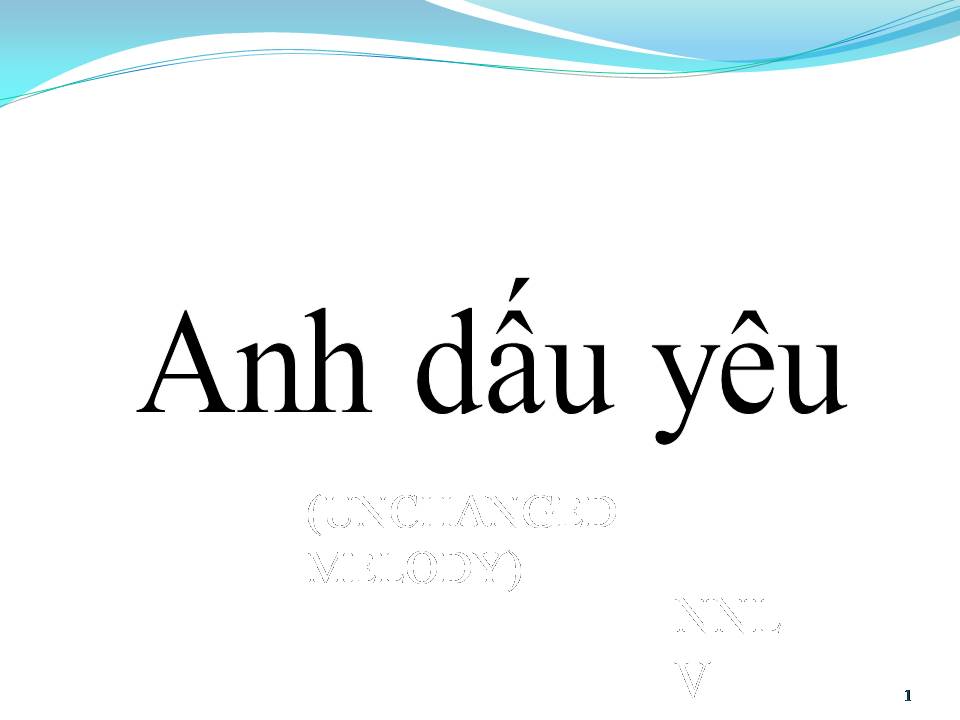 Lời bài hát ANH DẤU YÊU