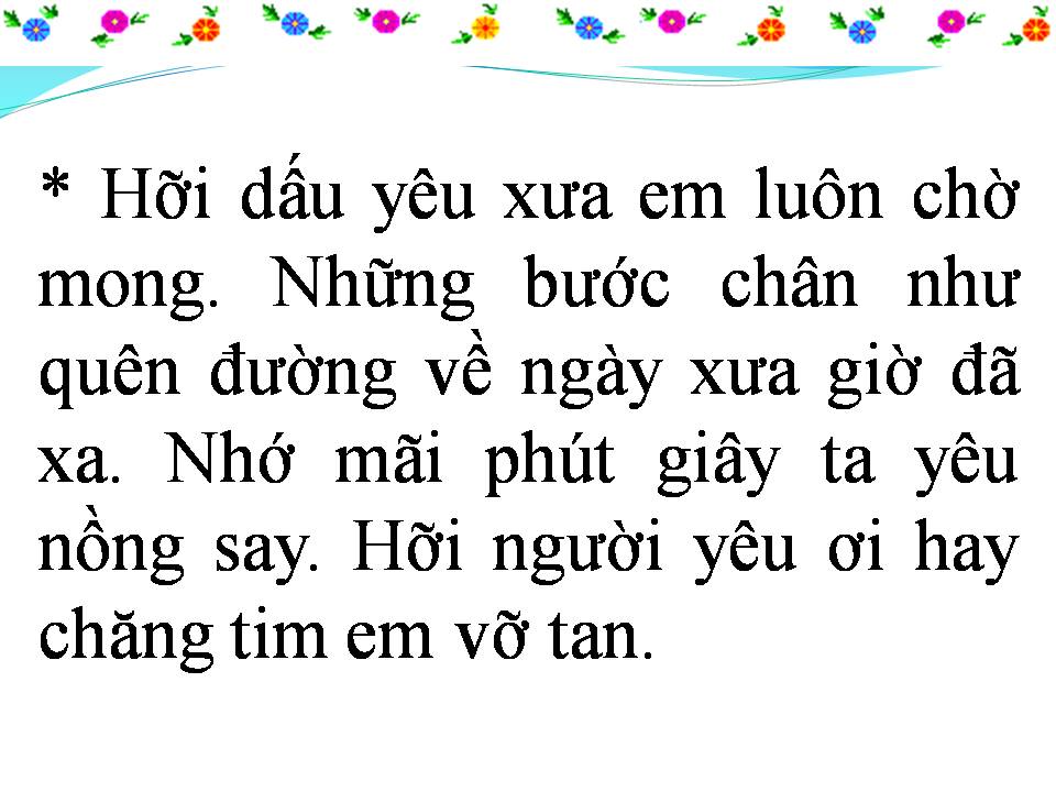 Lời bài hát ANH ĐÃ ĐỔI THAY