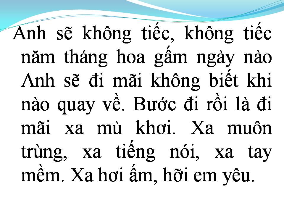 Lời bài hát ANH ĐÃ HAY TRƯỚC