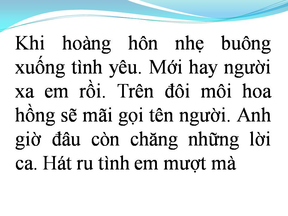 Lời bài hát ANH ĐÃ QUÊN EM