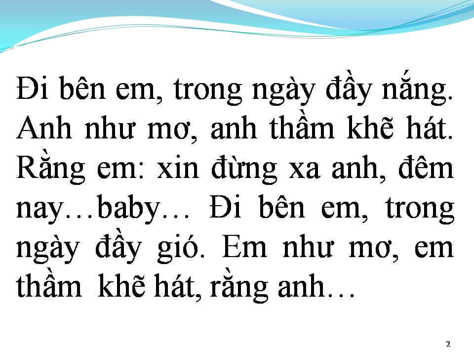Lời bài hát ANH ĐÃ YÊU