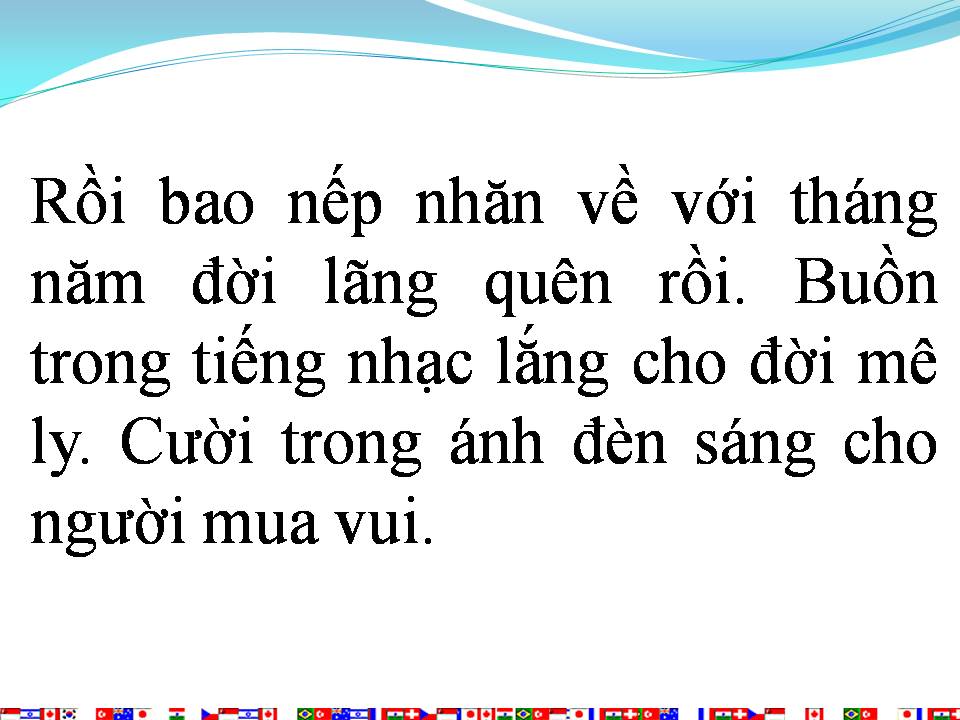 Lời bài hát ÁNH ĐÈN MÀU