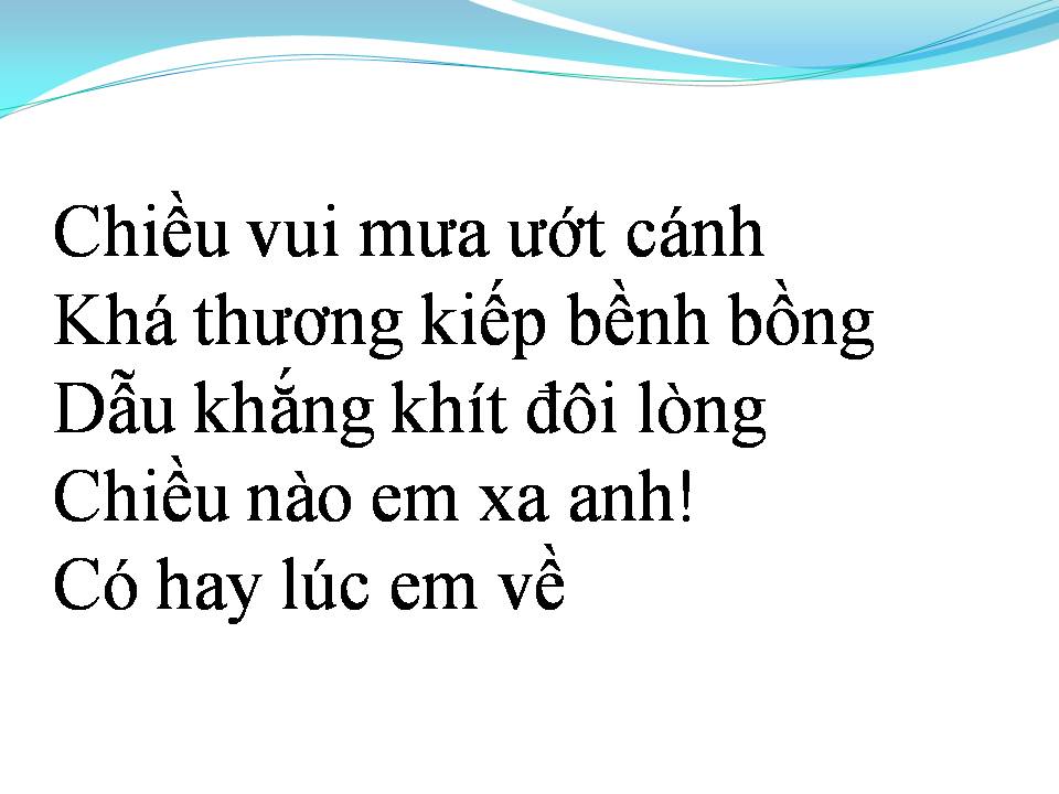 Lời bài hát ANH ĐẾN THĂM EM MỘT CHIỀU MƯA 
