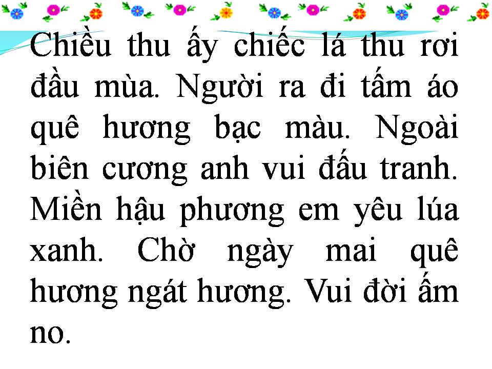 Lời bài hát ANH ĐI CHIỀU THU ẤY