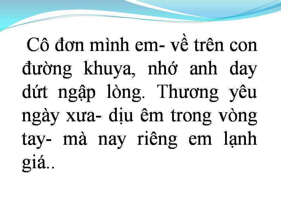 Lời bài hát ANH ĐỪNG ĐI