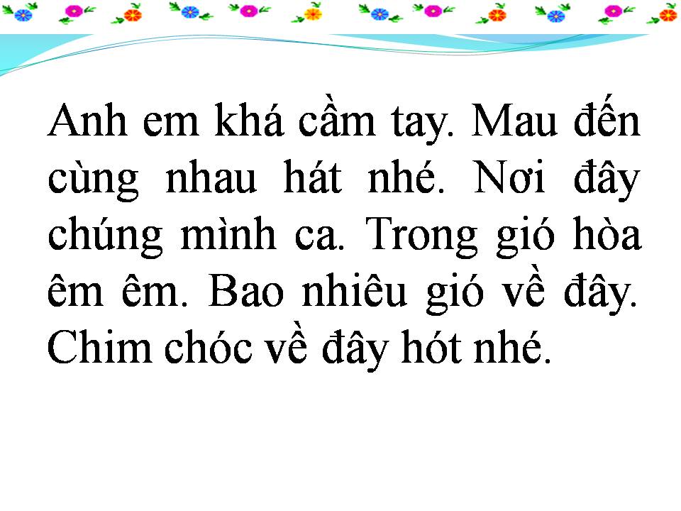 Lời bài hát ANH EM KHÁ CẦM TAY