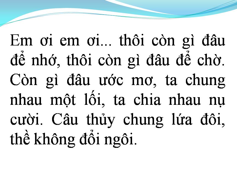 Lời bài hát ANH HÃY VỀ ĐI
