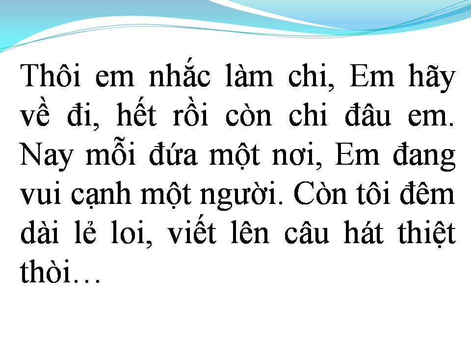 Lời bài hát ANH HÃY VỀ ĐI