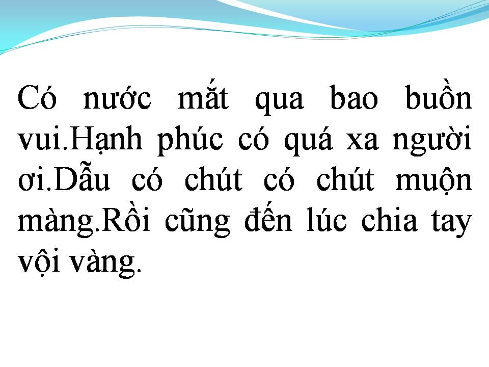 Lời bài hát ANH KHÔNG TIN