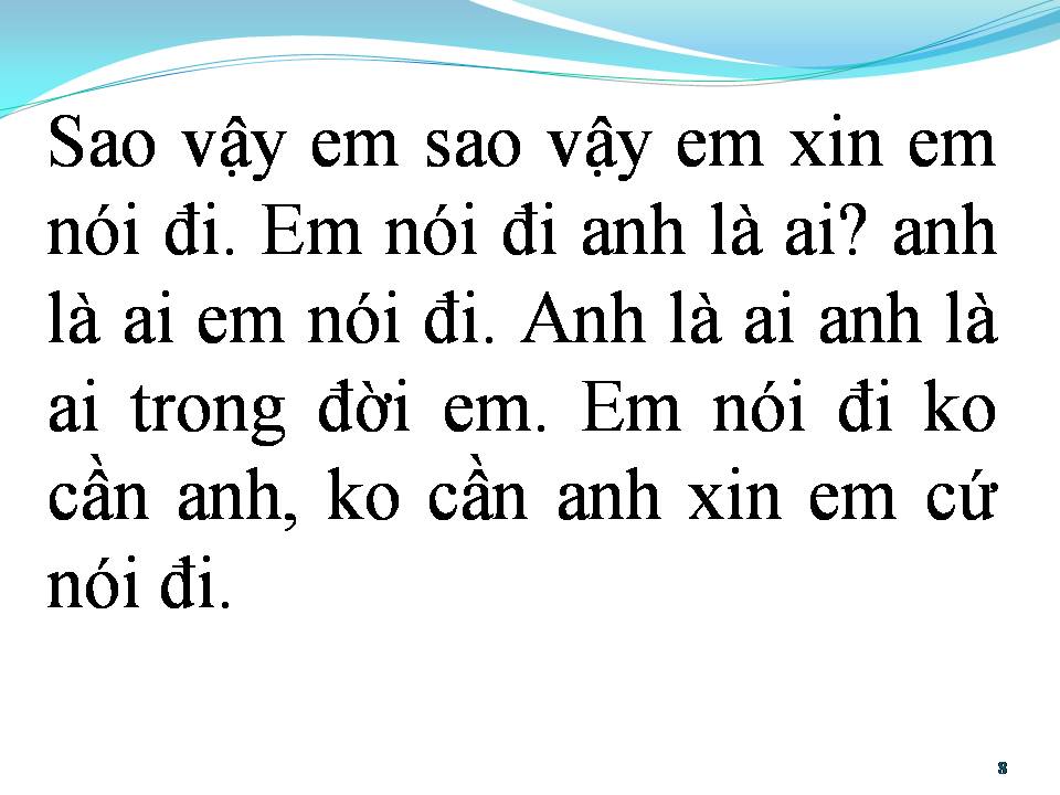 Lời bài hát ANH LÀ AI