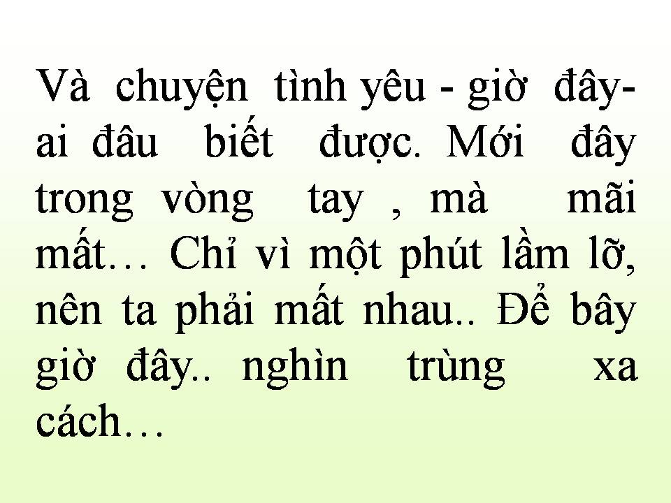 Lời bài hát ANH LÀ NGƯỜI CÓ LỖI