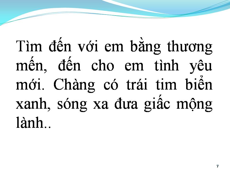 Lời bài hát ANH LÀ TIA NẮNG TRONG EM