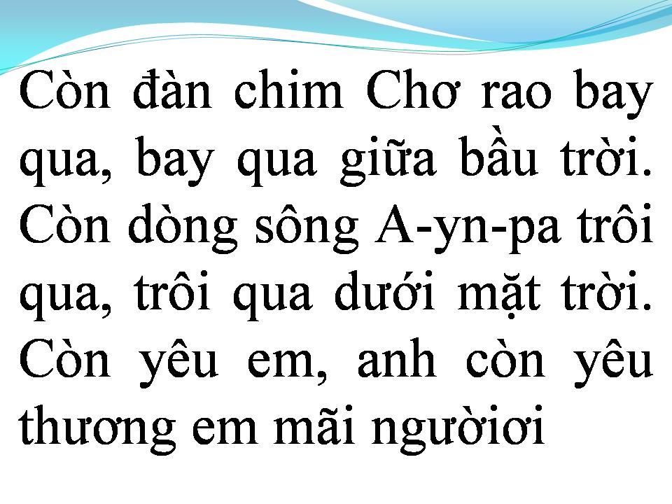 Lời bài hát NGỌN LỬA CAO NGUYÊN