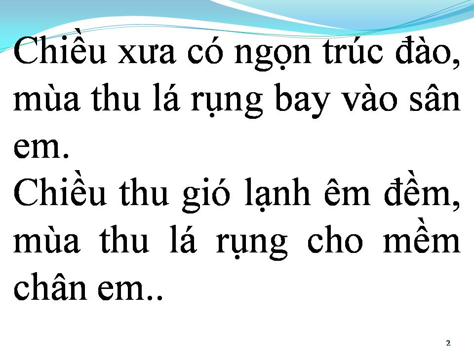 Lời bài hát NGỌN TRÚC ĐÀO