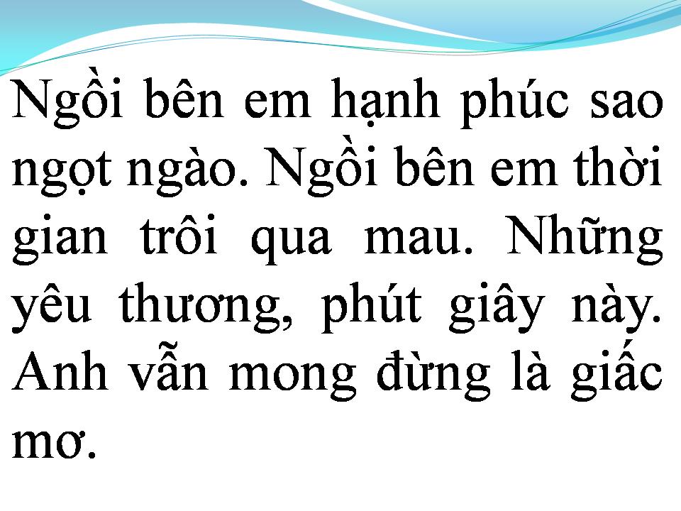 Lời bài hát NGỒI BÊN EM