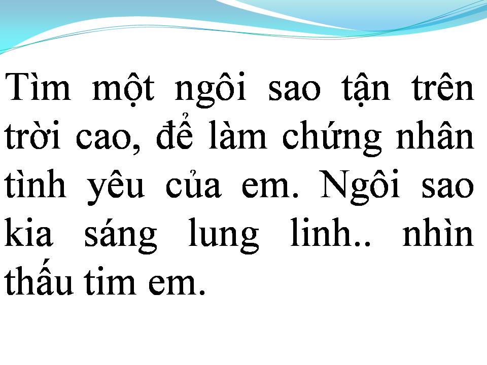 Lời bài hát NGÔI SAO CHỨNG NHÂN