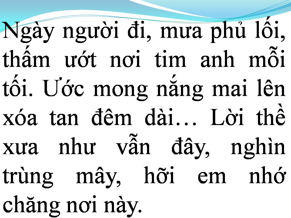 Lời bài hát NGÔI SAO LẺ LOI