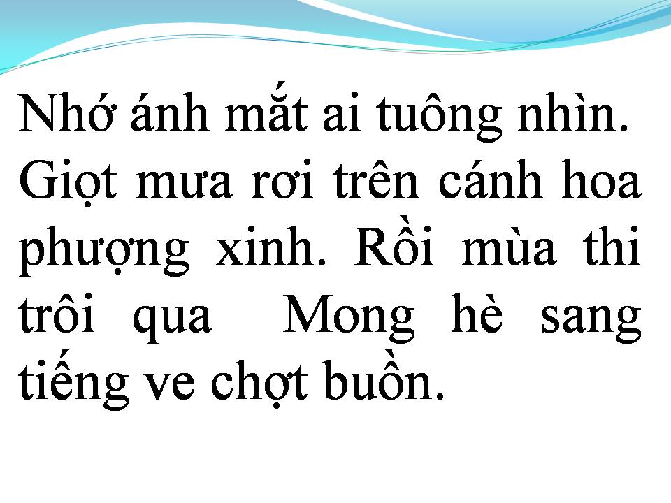 Lời bài hát NGÔI TRƯỜNG DẤU YÊU