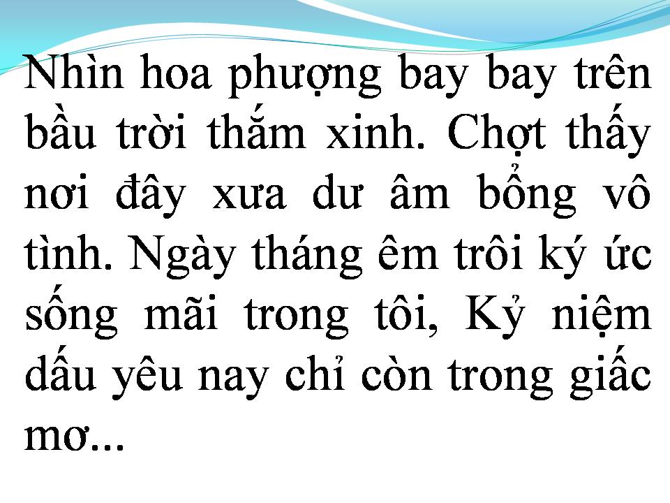 Lời bài hát NGÔI TRƯỜNG DẤU YÊU