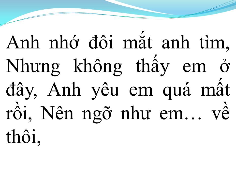Lời bài hát NGỠ