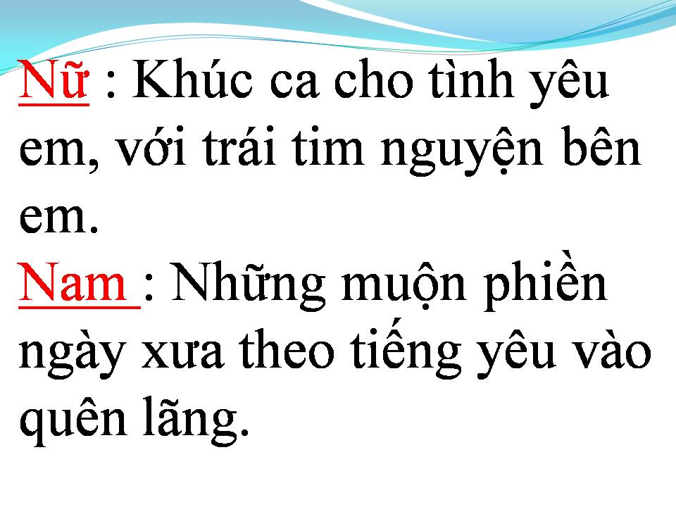 Lời bài hát NGỠ NHƯ TÌM THẤY EM