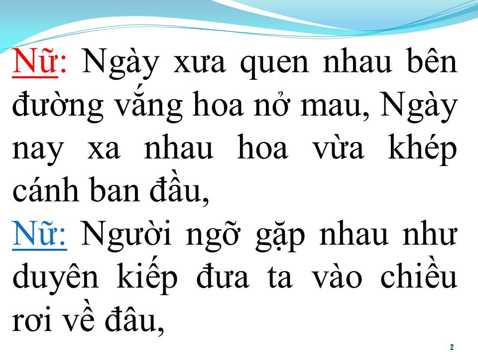 Lời bài hát NGƯỜI ĐÃ NHƯ MƠ (SONG CA)